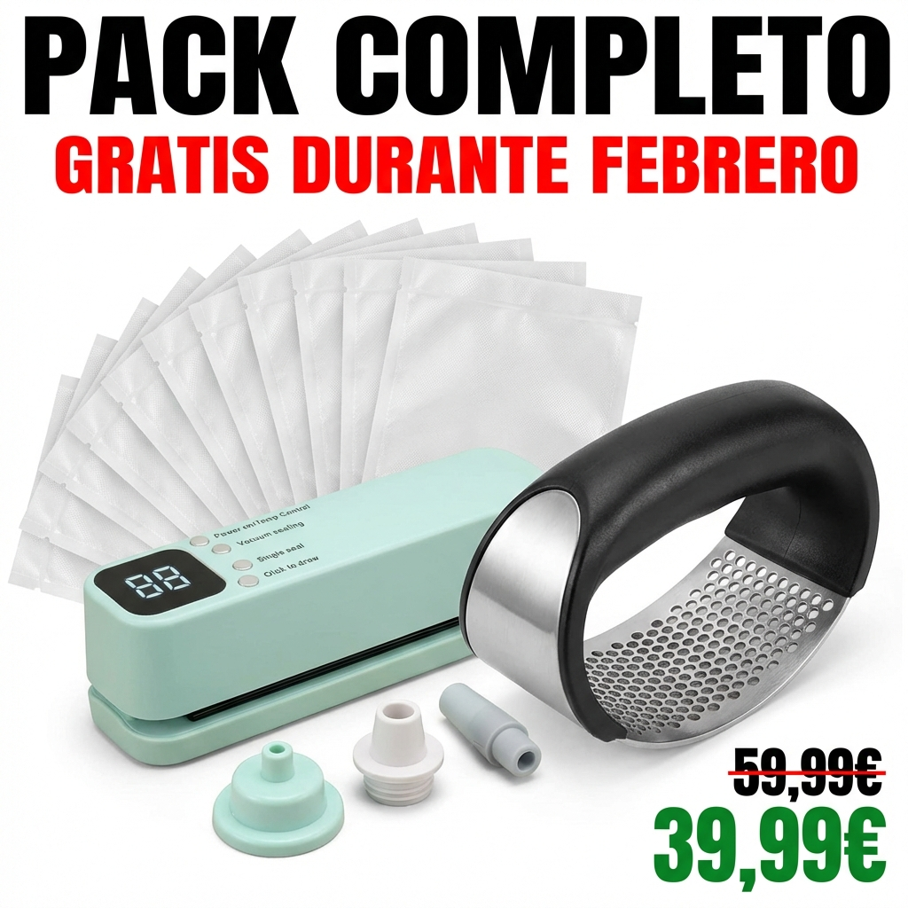Envasadora al Vacío Compacta - No tires más comida