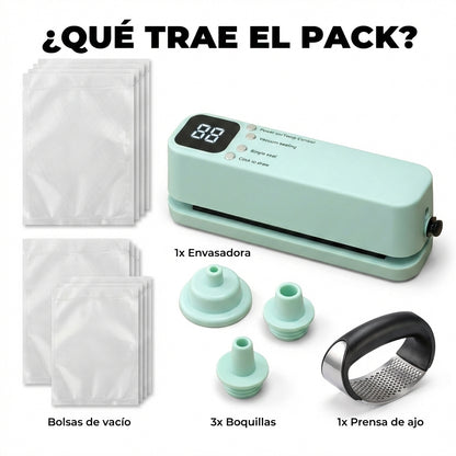 Envasadora al Vacío Compacta - No tires más comida