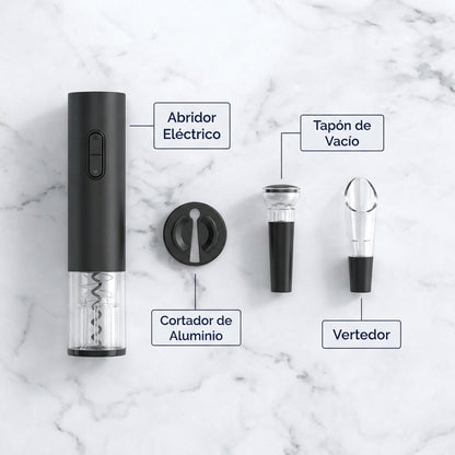 Sacacorchos Eléctrico 4 en 1- DonCorcho ™